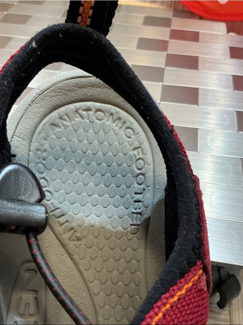 Keen Burgundy Red and Black Outdoor Sandals - Picture 9 of 10